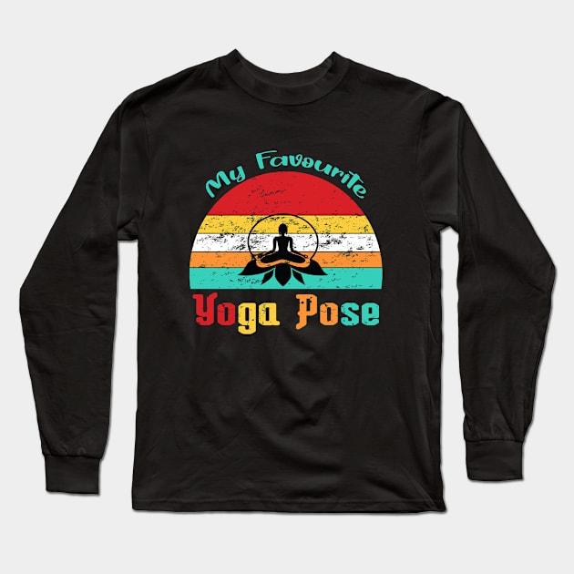 My favourite yoga pose Long Sleeve T-Shirt by Tonisa